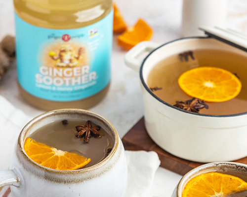 Mulled Lemon Honey Ginger Soother