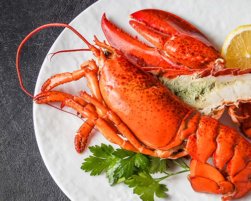 Boiled Butter & Pepper Canadian Lobster