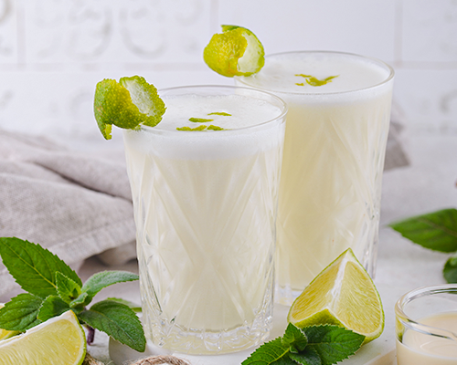 Fresh Homemade Limeade Cooler