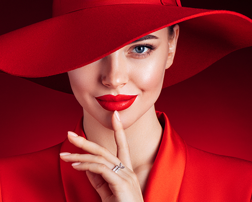 red lips red dress Little Black Dress Beauty Masterclass