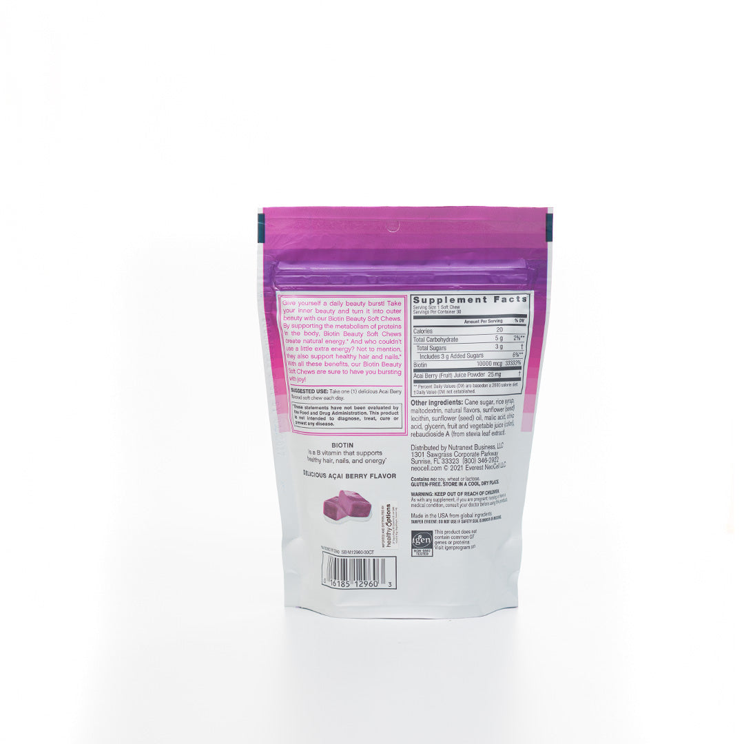 Neocell Biotin Bursts 30 Soft Chews