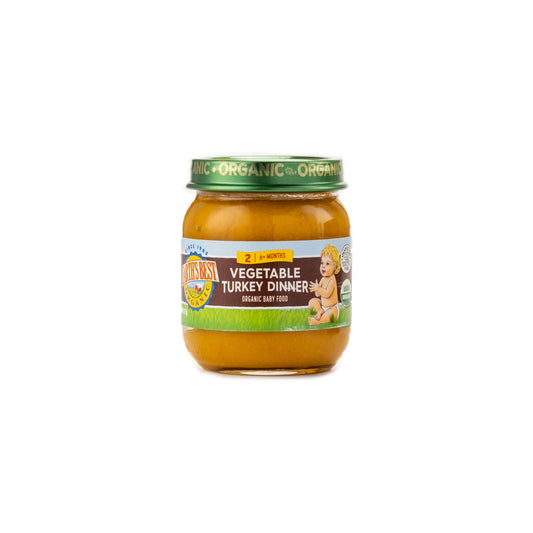 Earth's Best Organic Vegetable Turkey Dinner Stage 2 113g