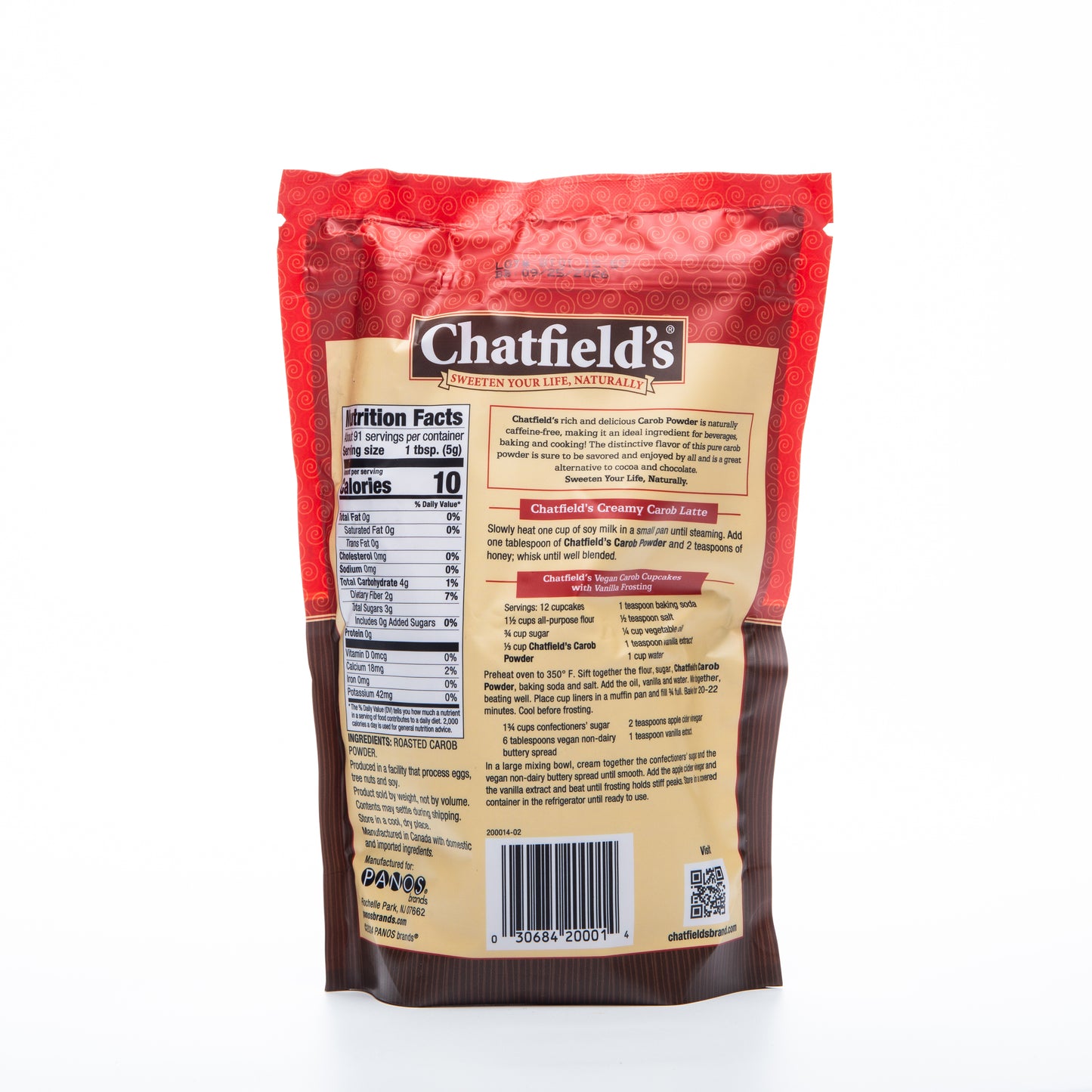 Chatfield's Premium Carob Powder 454g
