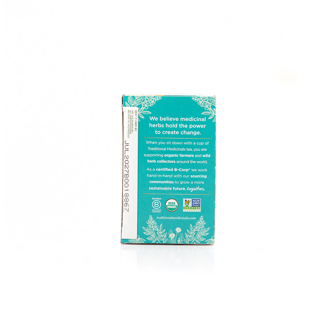 Traditional Medicinals Organic Stress Ease Lemon Verbena Mint 16 Tea Bags