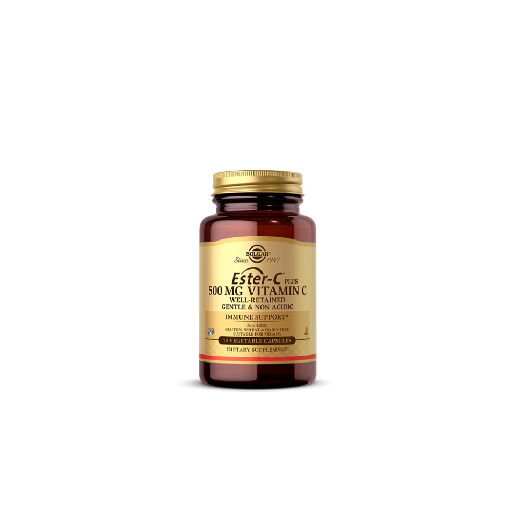 Solgar Ester C Plus RL 500mg 50 Vegetable Capsules