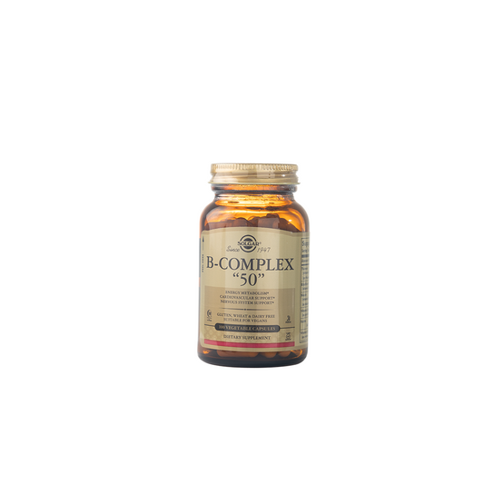 Solgar B-Complex "50" 100 Vegetable Capsules