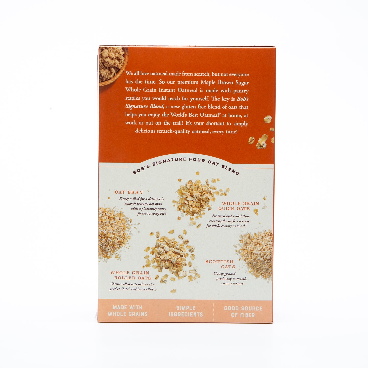 Bob's Red Mill Maple Brown Sugar Instant Oatmeal 6 - 45g