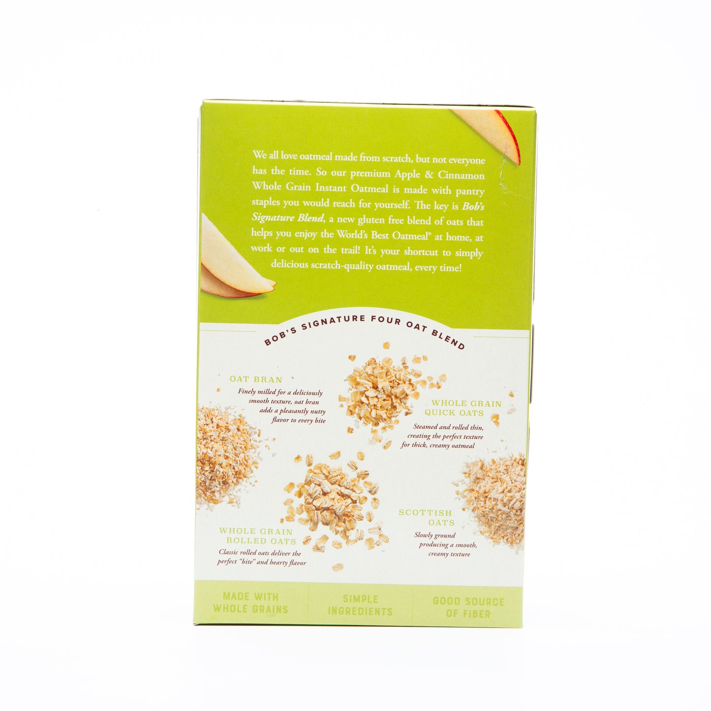 Bob's Red Mill Apple and Cinnamon Instant Oatmeal 6 - 45g