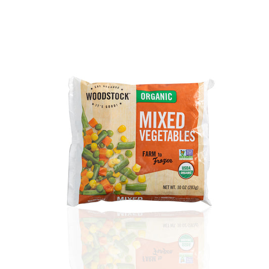 Frozen Woodstock Organic Mixed Vegetables 283g