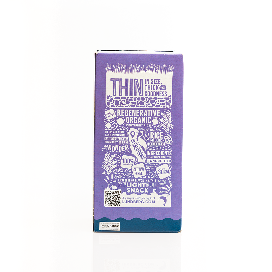 Lundberg Organic Thin Stackers Brown Rice 168g
