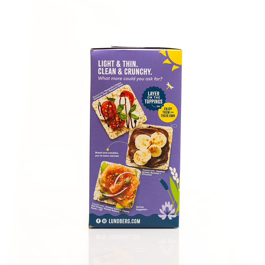 Lundberg Organic Thin Stackers Brown Rice 168g