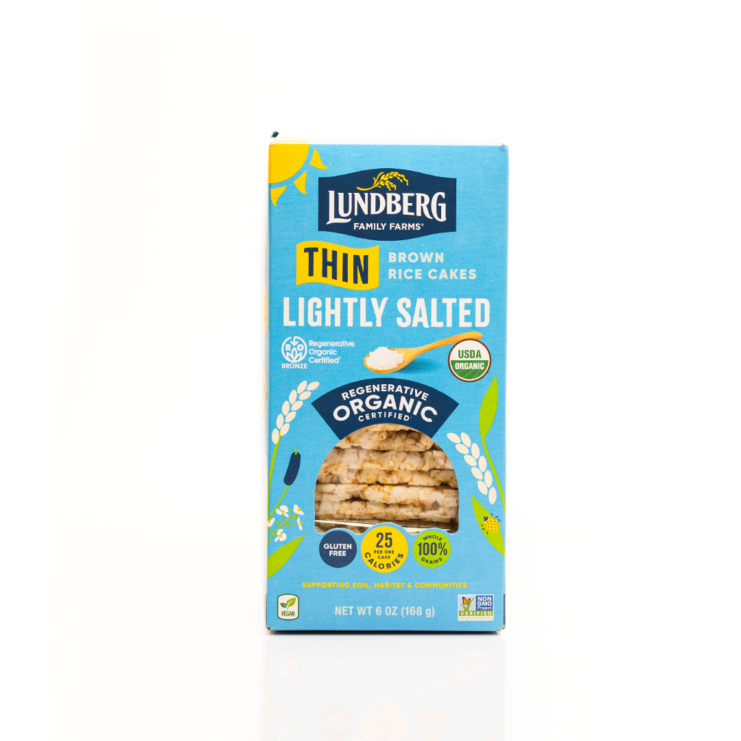 Lundberg Organic Thin Stackers Brown Rice 168g