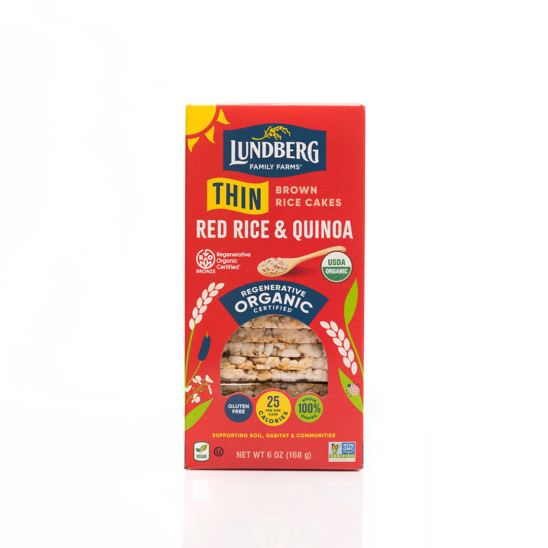 Lundberg Organic Thin Stackers Red Rice & Quinoa 167g