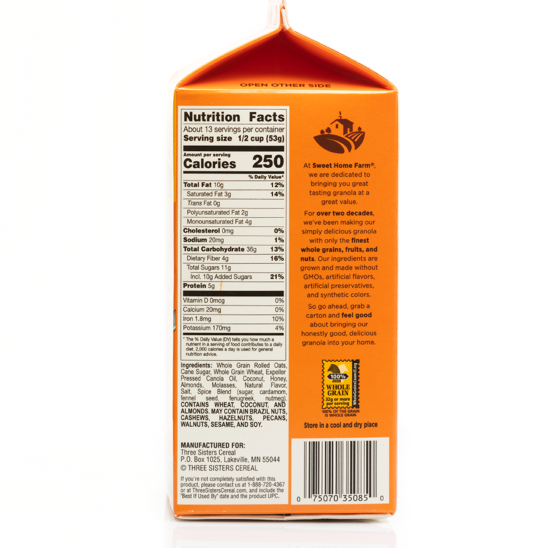 Sweet Home Farms Honey Nut Granola 680g