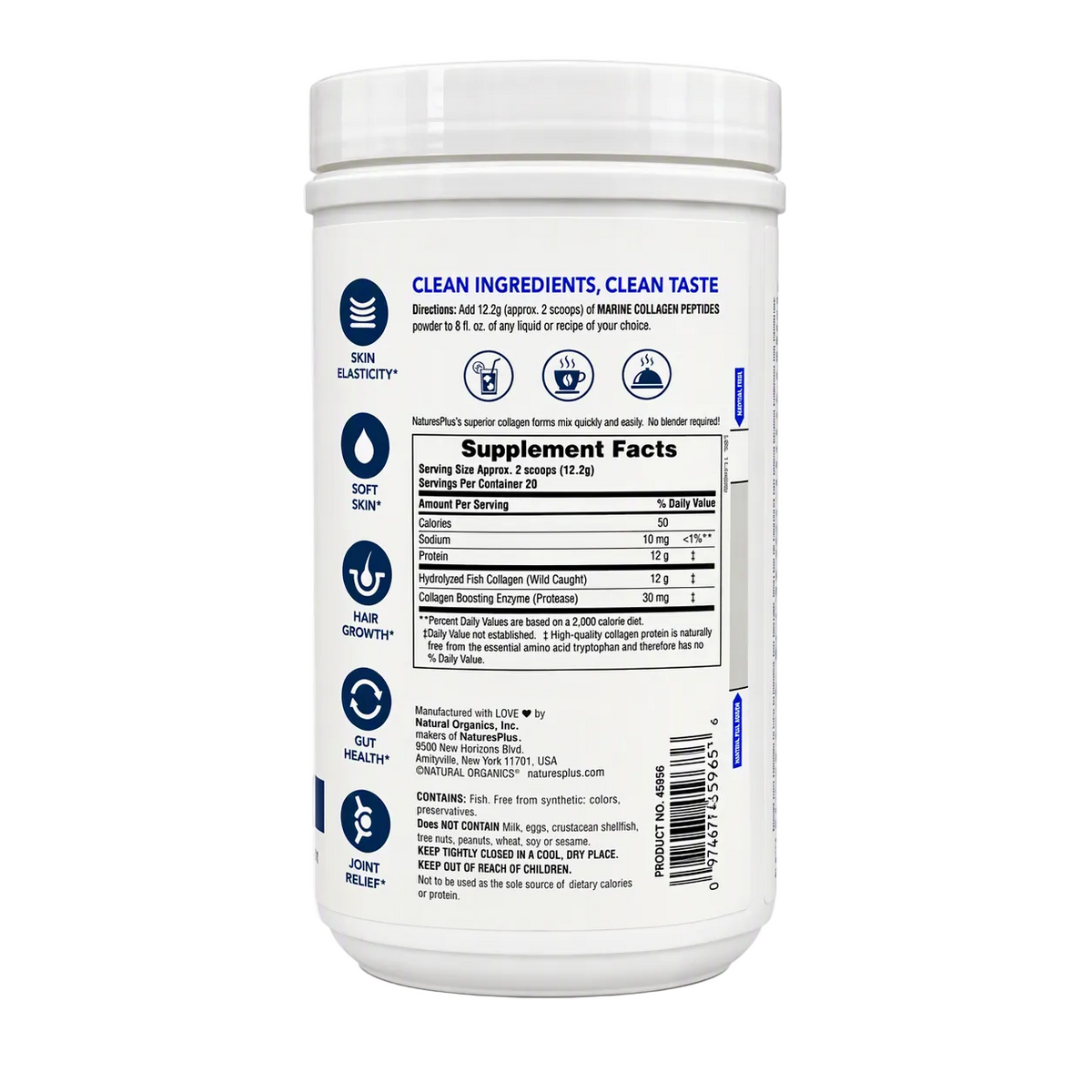 Nature's Plus Marine Collagen Peptides 244grams