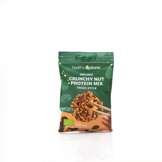 Healthy Options Organic Crunchy Nut and Protein Mix Asian Style 40g