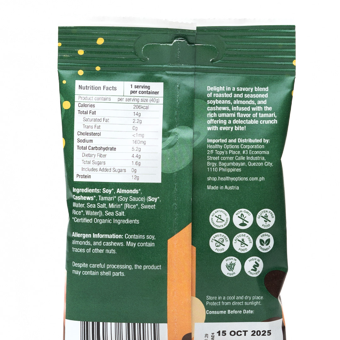 Healthy Options Organic Crunchy Nut and Protein Mix Asian Style 40g