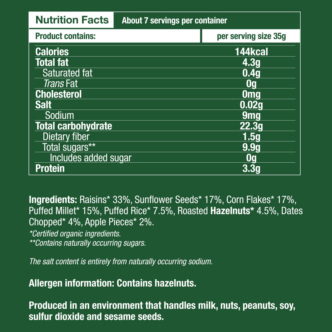 Healthy Options Organic Delight Muesli 250g