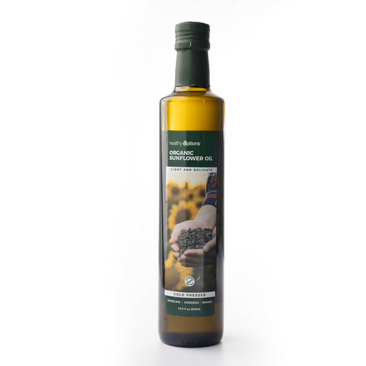 Healthy Options Organic Sunflower Oil 500ml