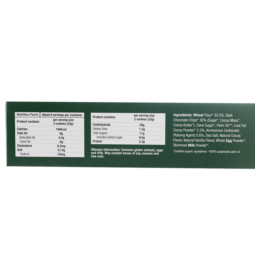 Healthy Options Organic Double Chocolate Cookies 200g