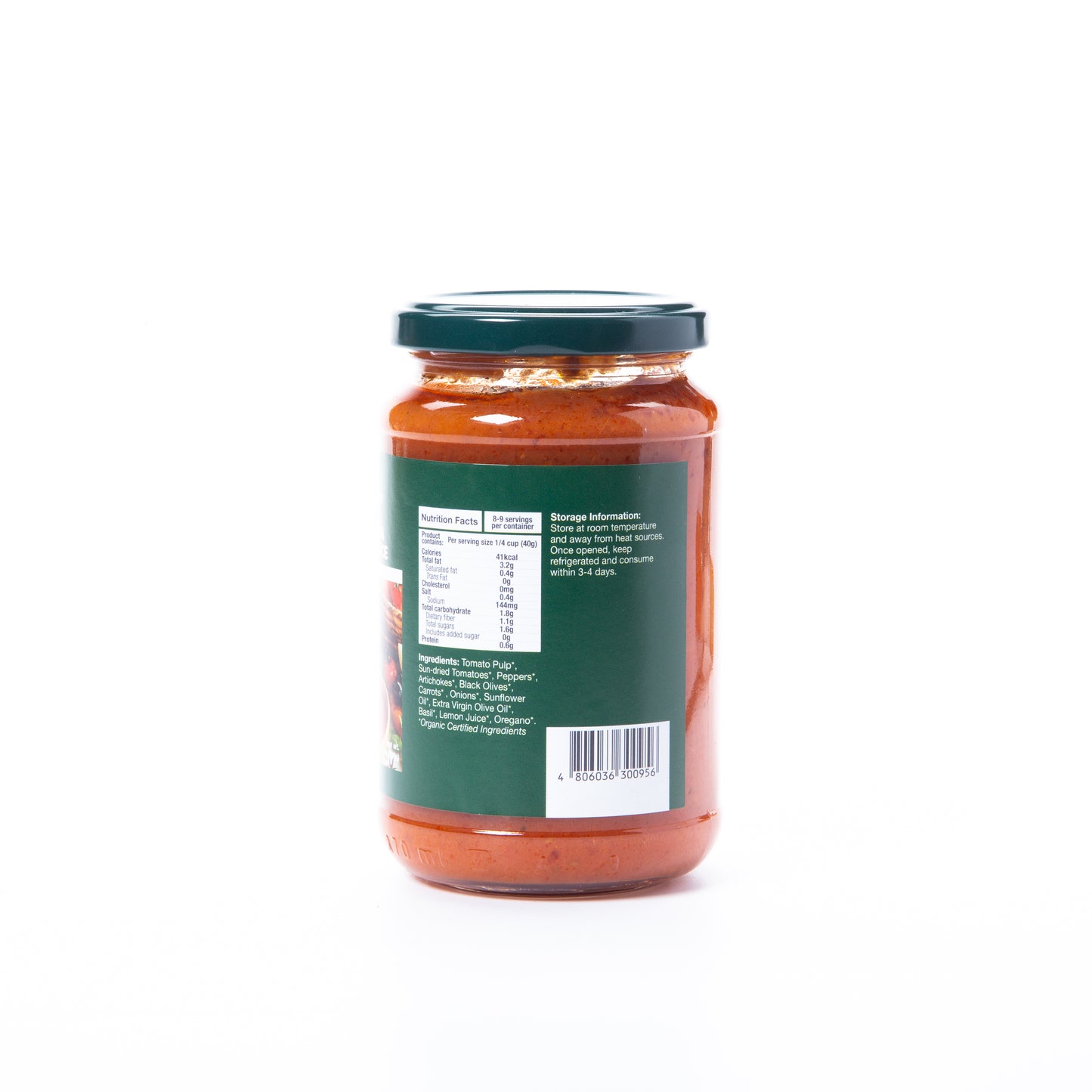Healthy Options Organic Vegan Ortolana Sauce 350g