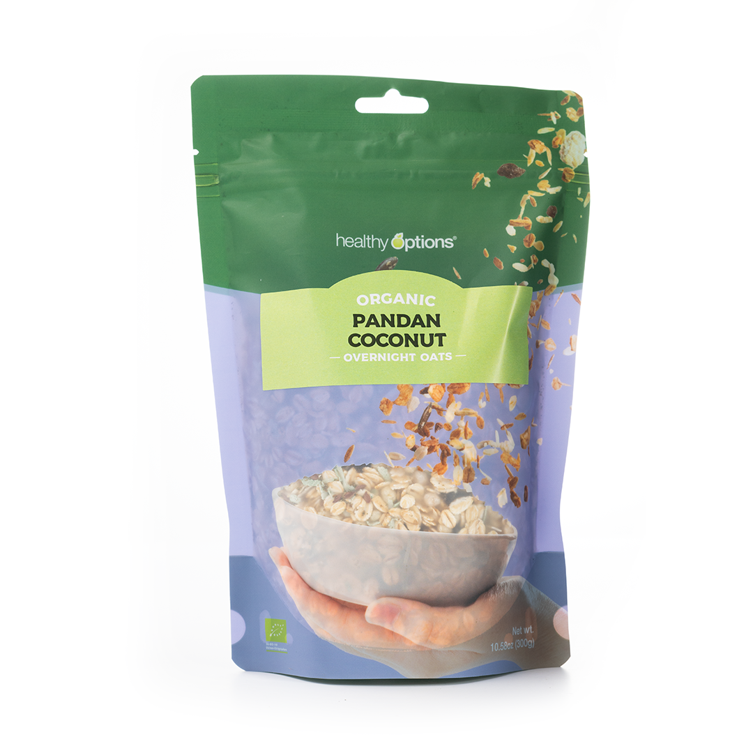 Healthy Options Organic Pandan Coconut Overnight Oats 300g