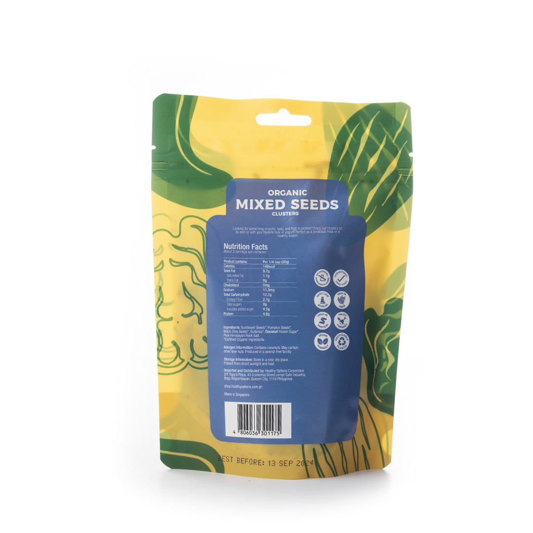 Healthy Options Organic Mixed Seeds Clusters 90g