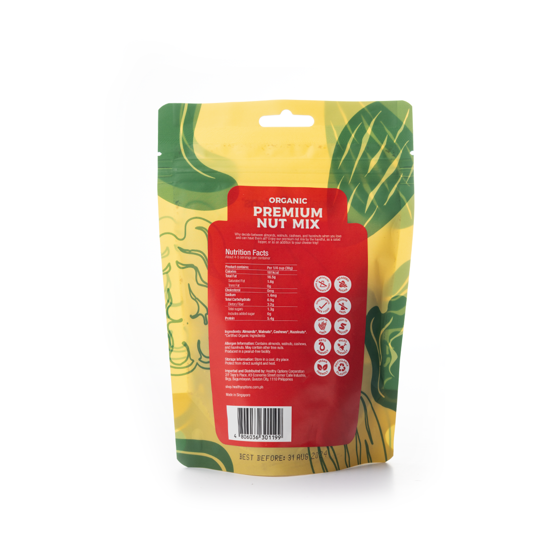 Healthy Options Organic Premium Nut Mix 142g