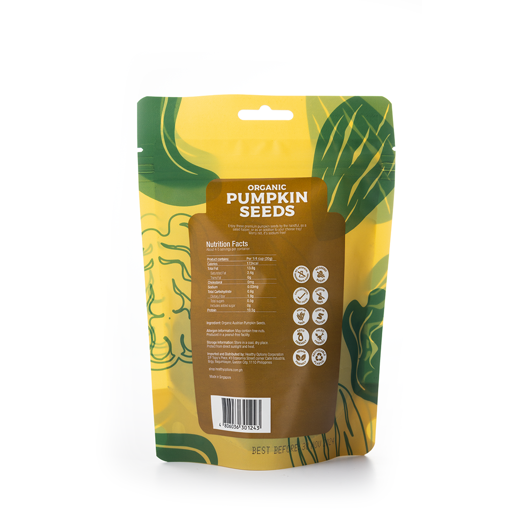 Healthy Options Organic Pumpkin Seeds 142g
