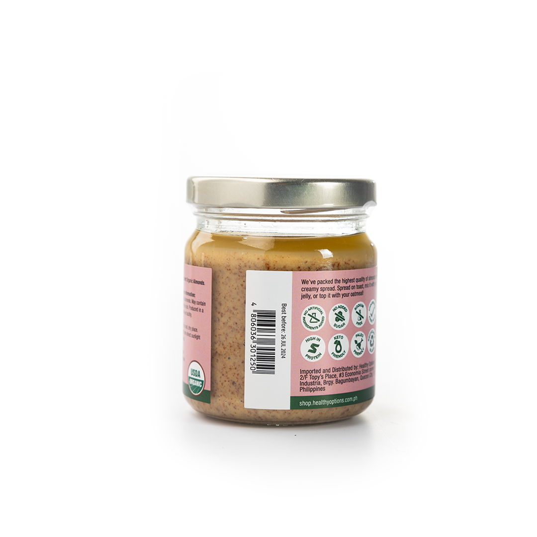 Healthy Options Organic Almond Butter 175g