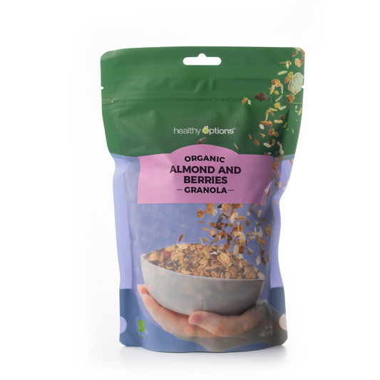 Healthy Options Organic Almond and Berries Granola 397g