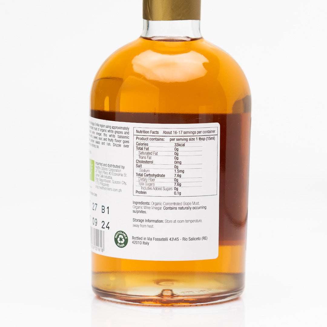 Healthy Options Organic White Balsamic Condiment 1.25g