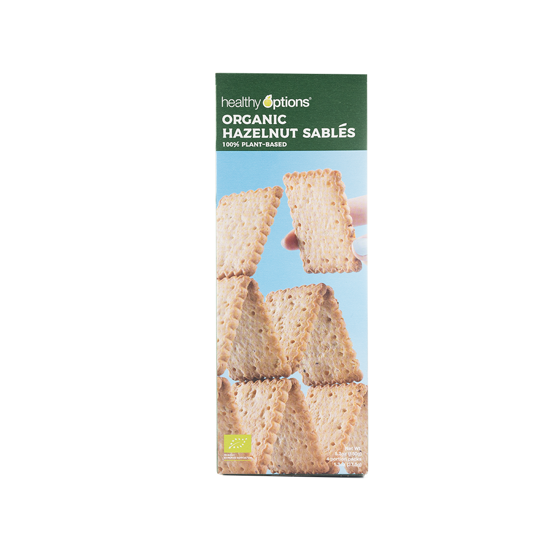 Healthy Options Organic Hazelnut Sablés 150g