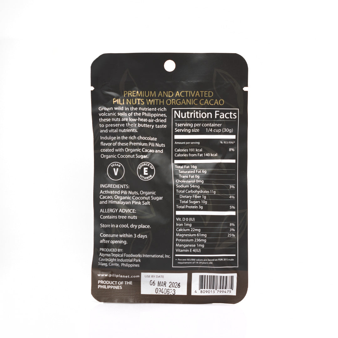 Pili Planet Premium Pili Nuts Cacao 30g