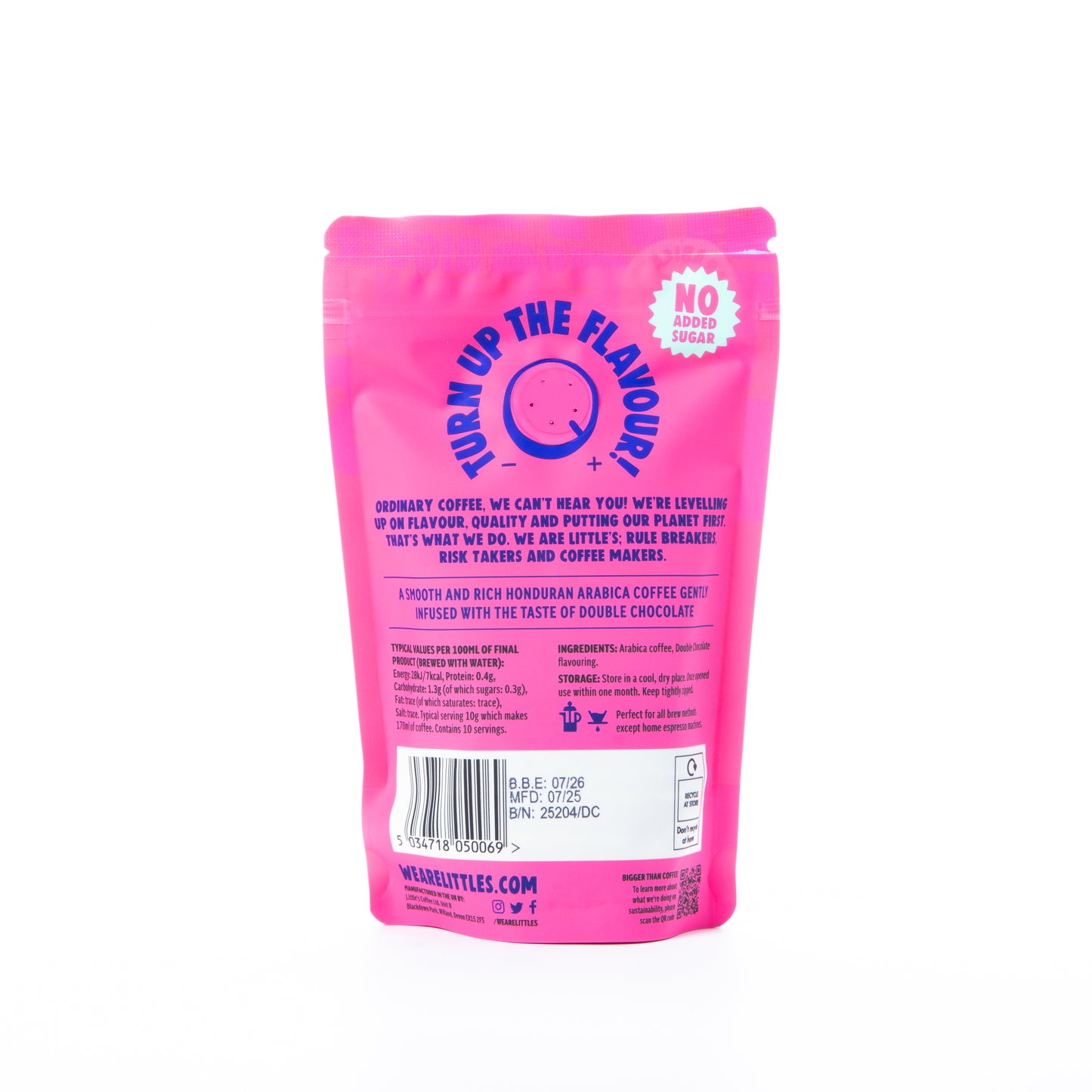 Littles Double Chocolate Flavour Infused Ground Coffee 100g