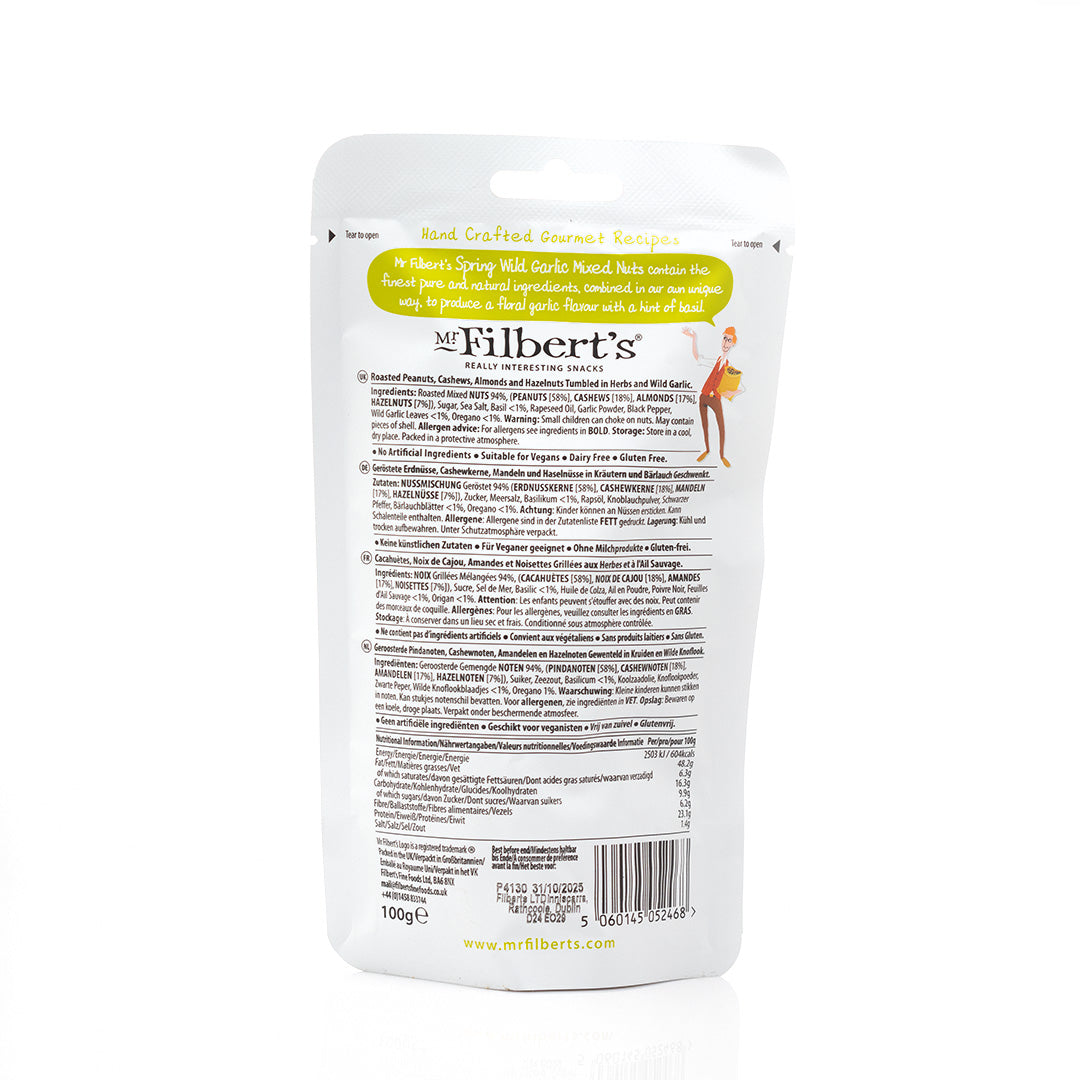 Mr. Filberts Wild Garlic Mixed Nuts 100g
