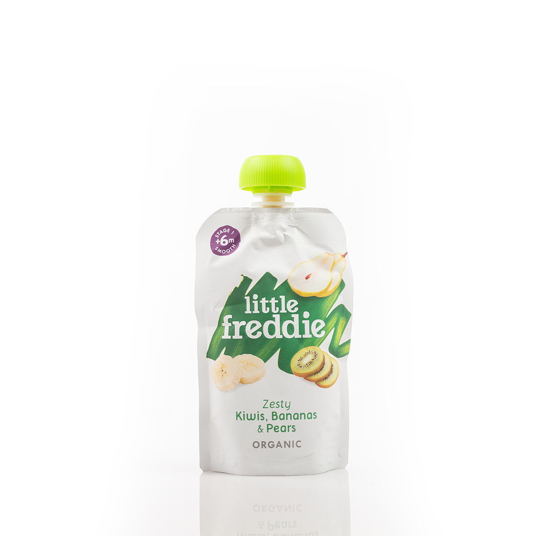 Little Freddie Zesty Kiwis, Bananas & Pears 6+ Months 100g