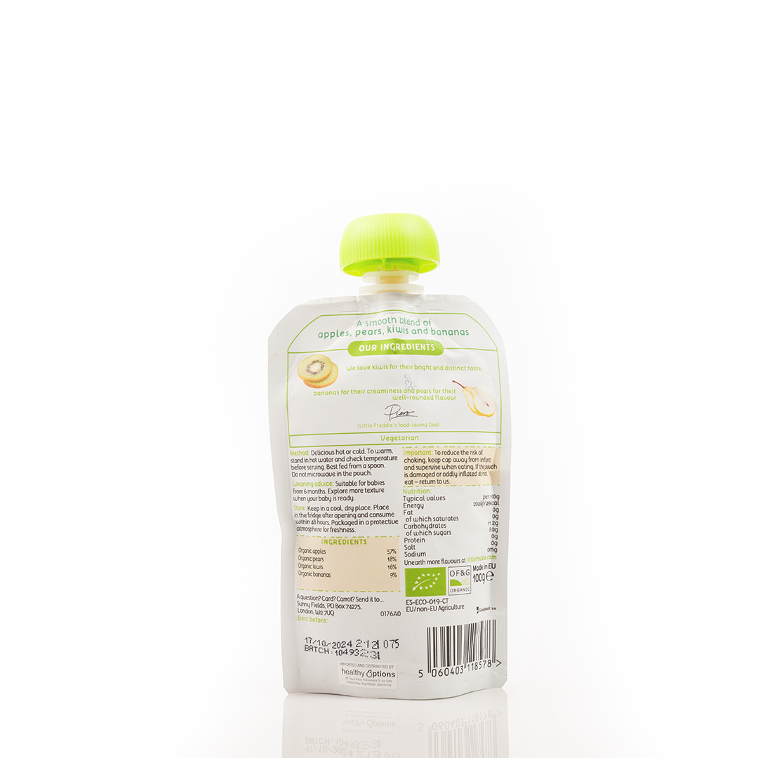 Little Freddie Zesty Kiwis, Bananas & Pears 6+ Months 100g