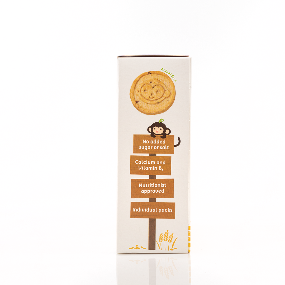 Little Freddie Monkey Bites Raisin & Oat Biscuits (20g x 4 packs)