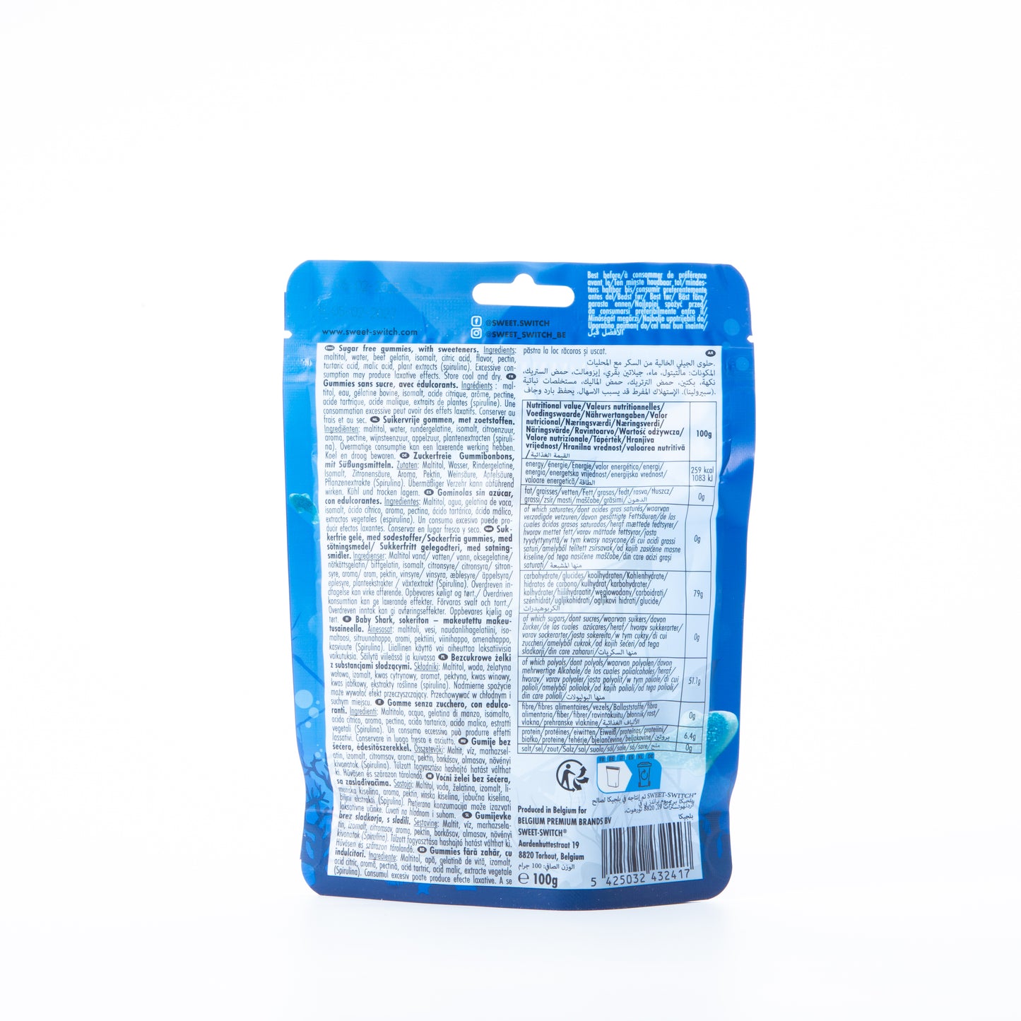 Sweet Switch Baby Shark 100g