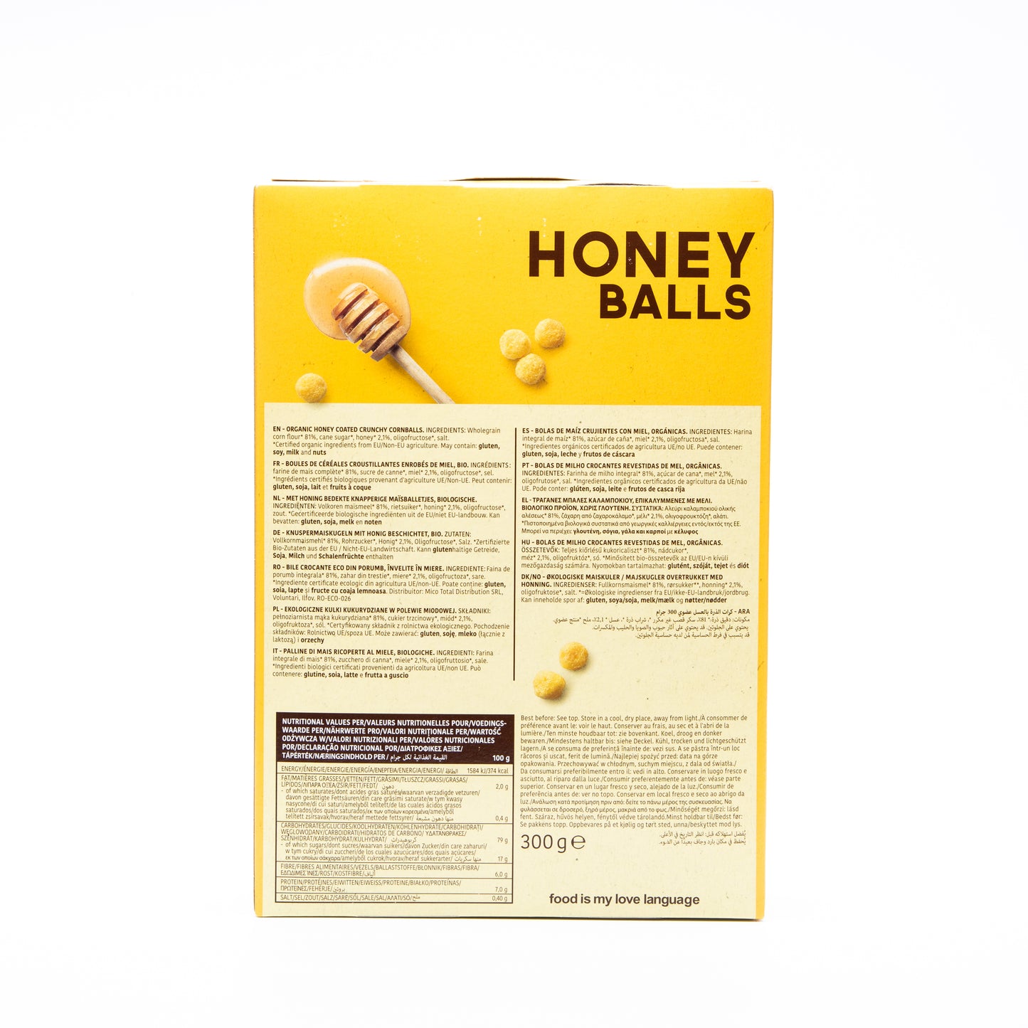 Turtle Honey Balls Wholegrain Cereals 300g