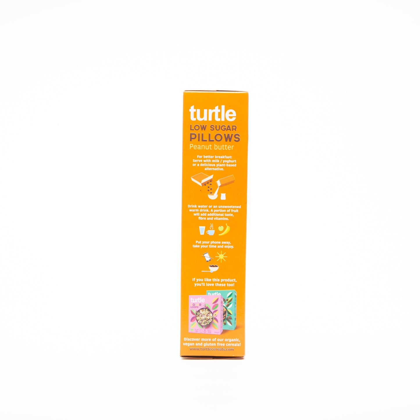 Turtle Low Sugar Pillows Peanut Butter Cereals 300g