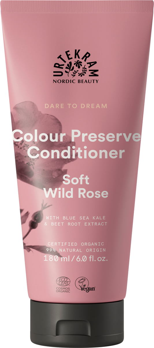 Urtekram Colour Preserve Conditioner Soft Wild Rose 180ml