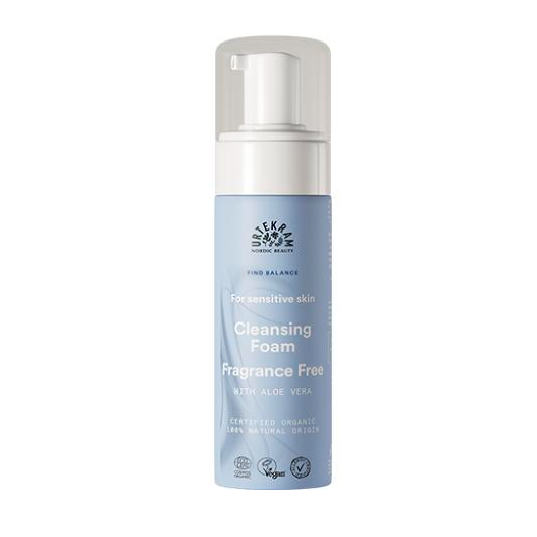 Urtekram Sensitive Skin Cleansing Foam Fragrance Free 150ml