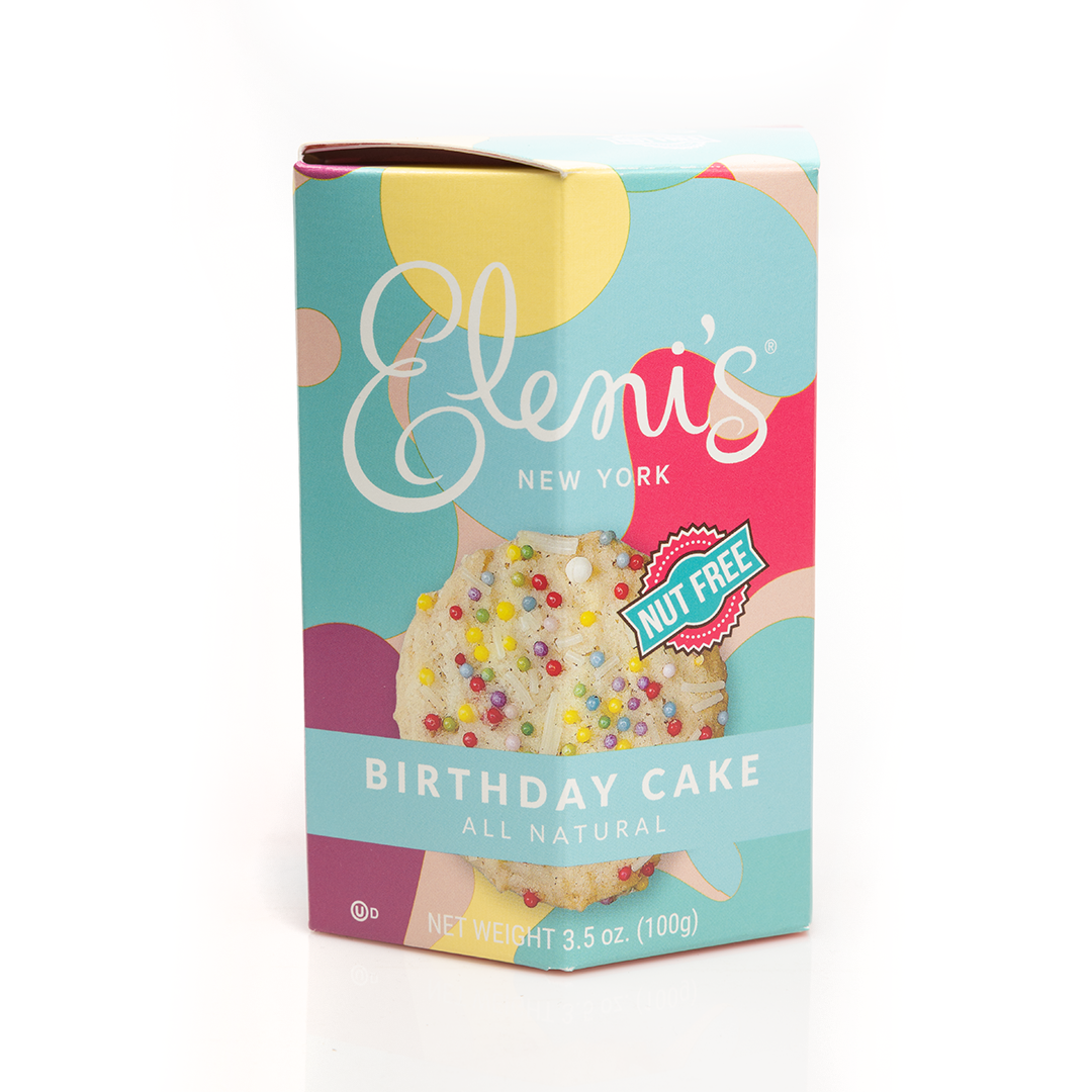 Eleni's Birthday Cake Gourmet Crisp Cookies 100g