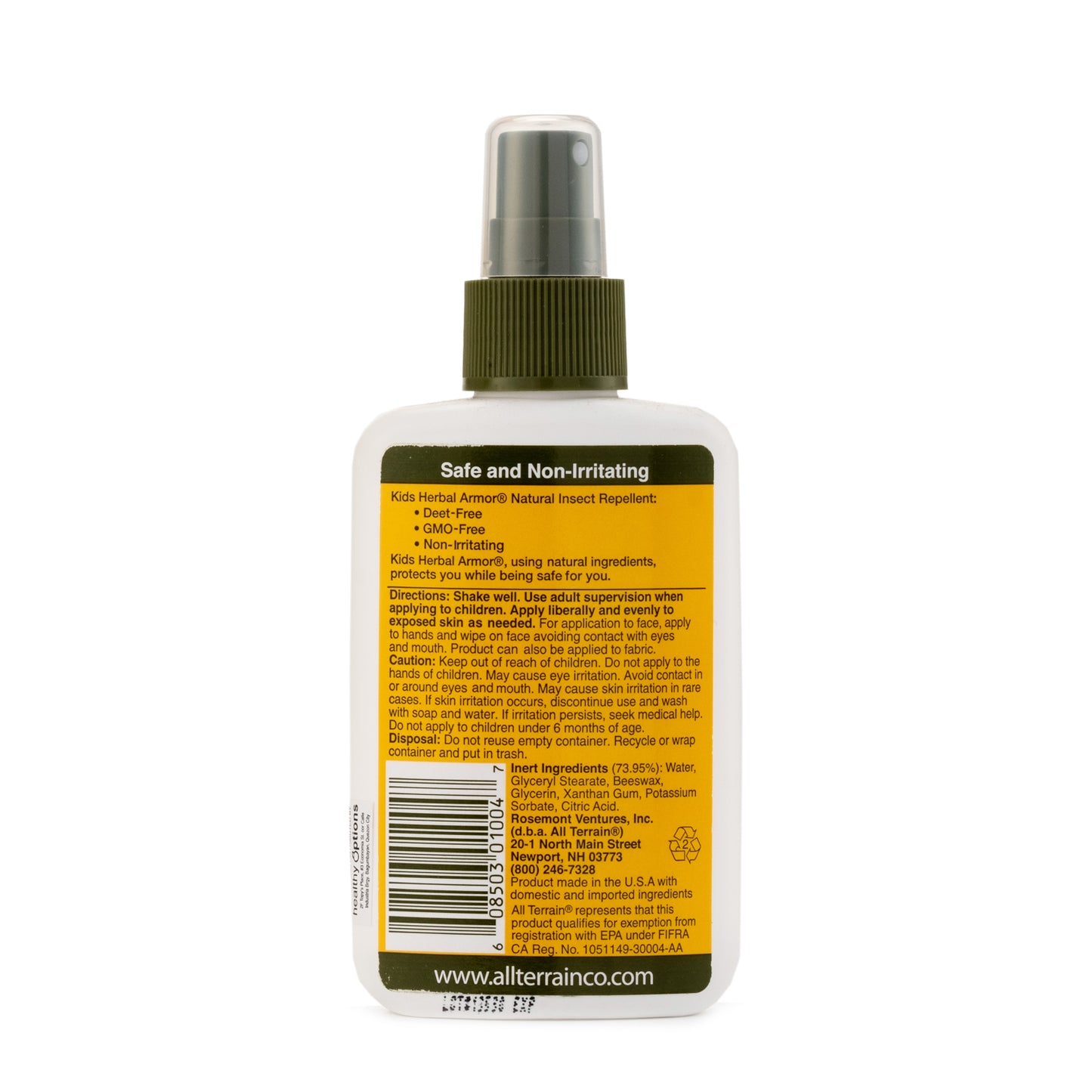 All Terrain Kids Herbal Armor Natural Insect Repellent 120ml
