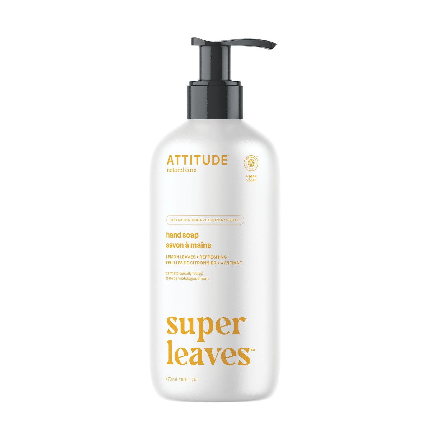 Attitude Super Leaves Hand Soap Earl Grey and Fresh Cucumber 473ml