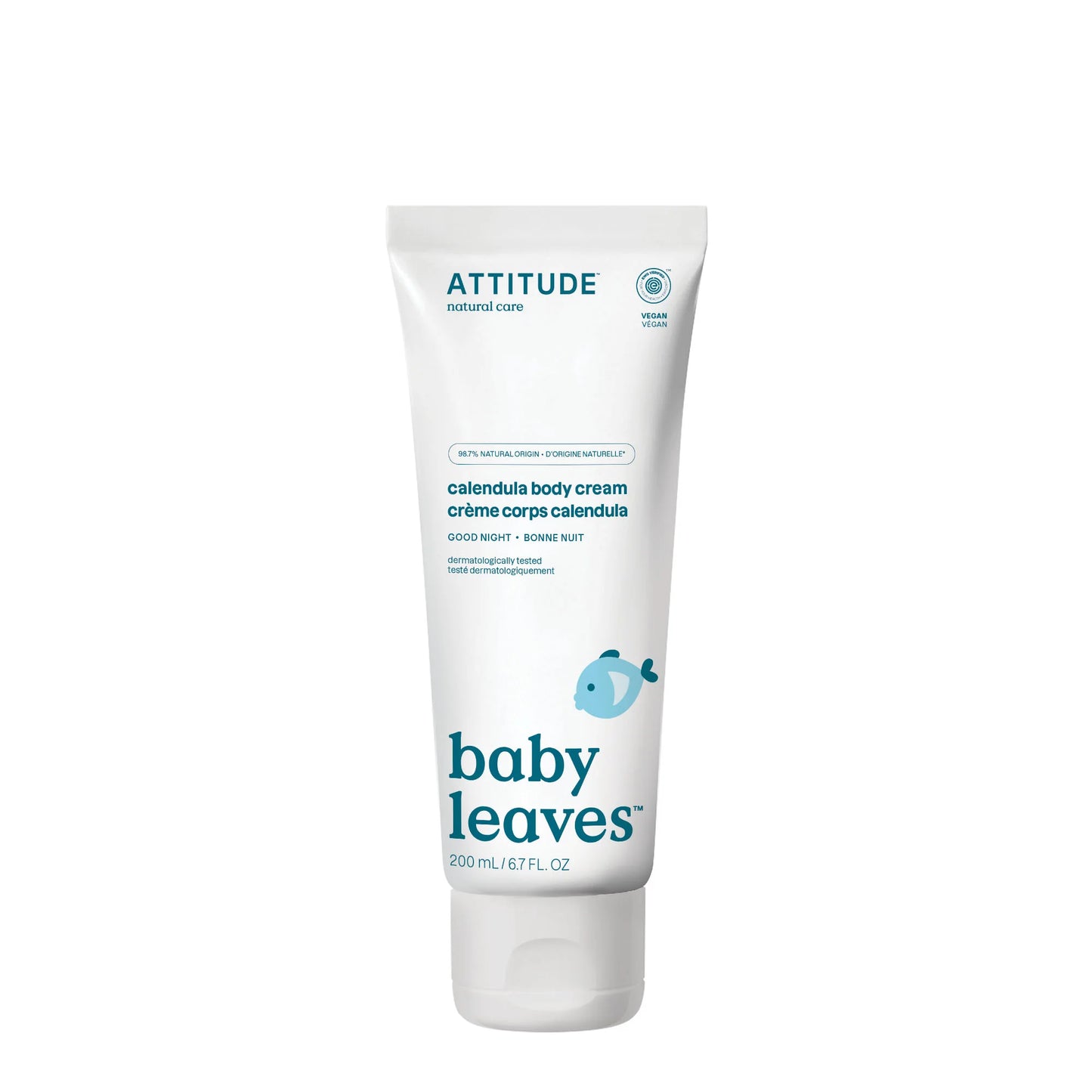Attitude Baby Leaves Calendula Body Cream Good Night 200ml