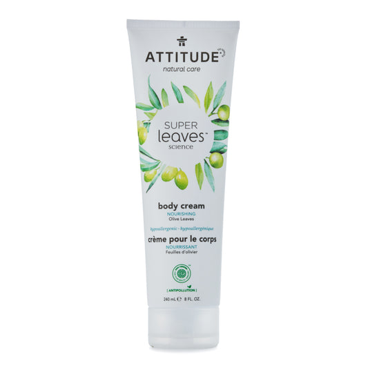 Attitude Super Leaves Nourishing Olive Leaves Body Cream 240ml