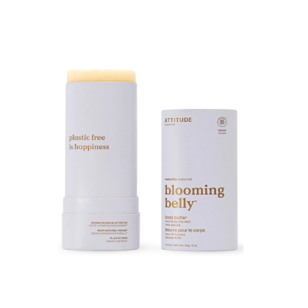 Attitude Blooming Belly Body Butter Stick Argan 85g